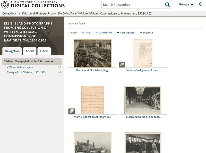 Nypl Digital Gallery: Ellis Island Photographs Primary Nypl Digital Gallery: Ellis Island Photographs Primary