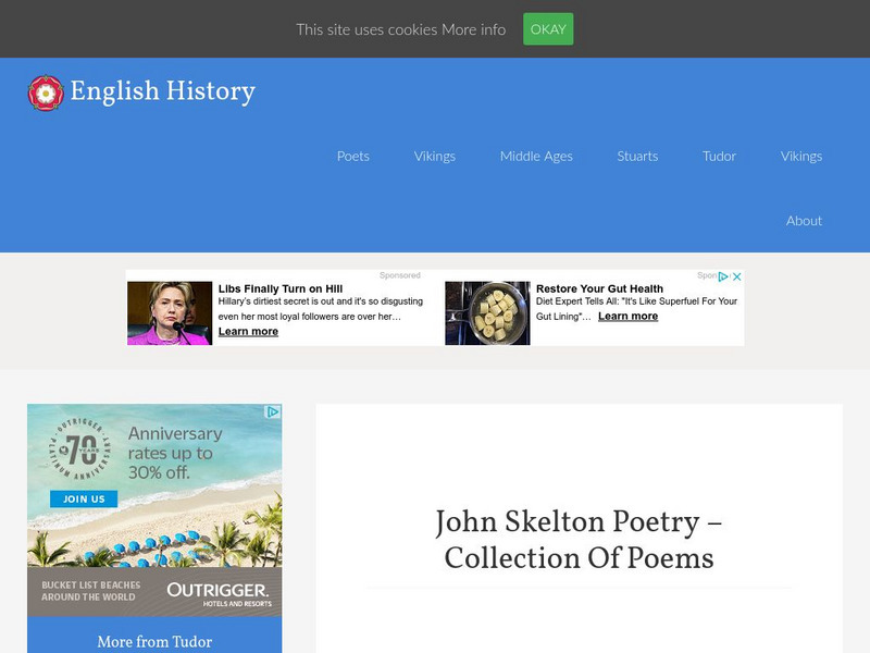 Primary Sources: Poetry of John Skelton Website