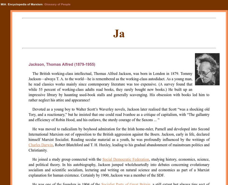 Encyclopedia of Marxism: Karl Jaspers Website Encyclopedia of Marxism: Karl Jaspers Website