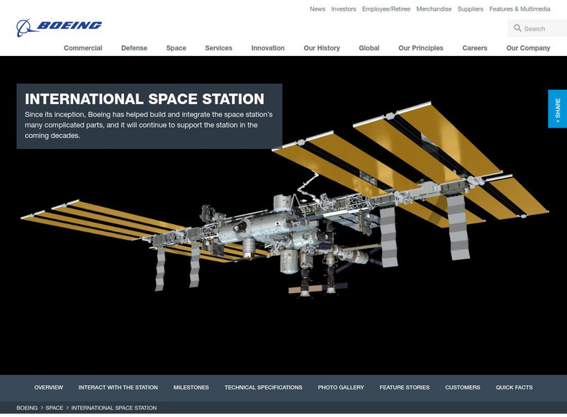 Boeing: International Space Station Website Boeing: International Space Station Website