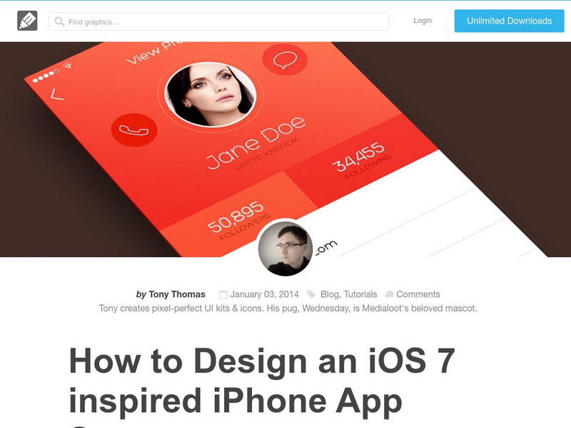 Medialoot: How to Design an I Os 7 Inspired I Phone App Screen Activity Medialoot: How to Design an I Os 7 Inspired I Phone App Screen Activity