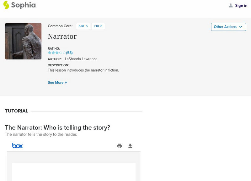 Sophia: Narrator Instructional Video Sophia: Narrator Instructional Video