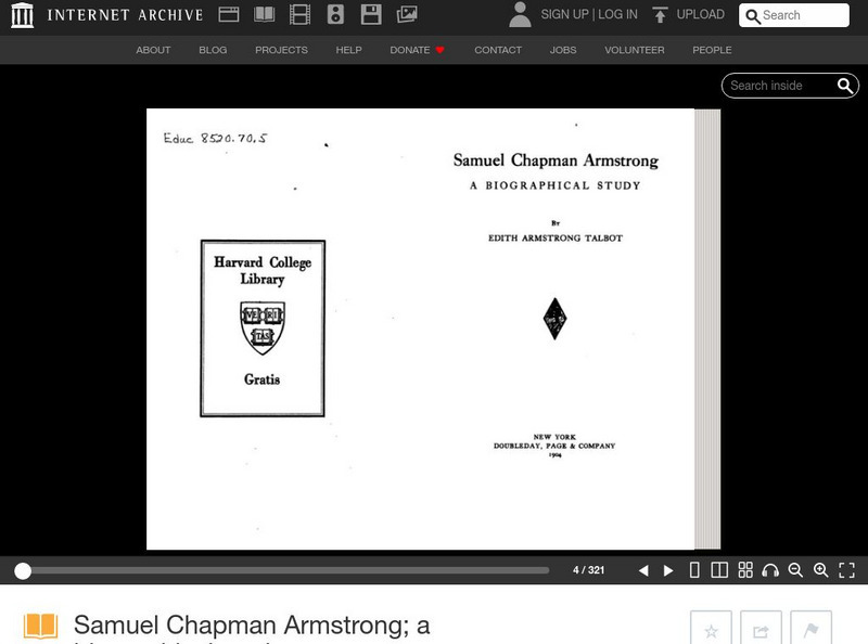 Samuel Chapman Armstrong: A Biographical Study eBook Samuel Chapman Armstrong: A Biographical Study eBook