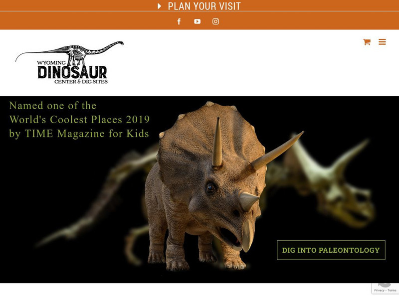 Wyoming Dinosaur Center Website