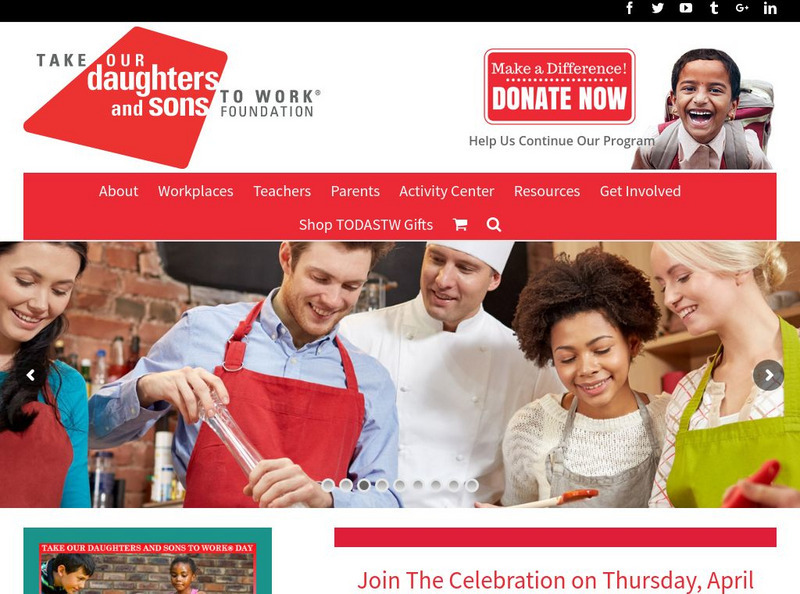 Daughters and Sons to Work: Take Your Daughters and Sons to Work Day (April) Website Daughters and Sons to Work: Take Your Daughters and Sons to Work Day (April) Website