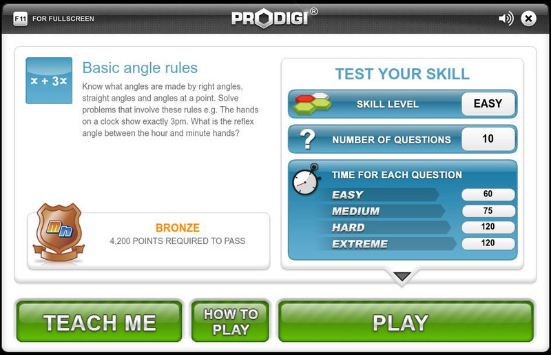 Mangahigh: Shape: Basic Angle Rules Interactive Mangahigh: Shape: Basic Angle Rules Interactive