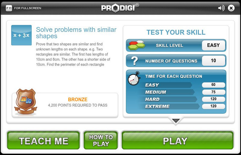 Mangahigh: Shape: Solve Problems With Similar Shapes Interactive Mangahigh: Shape: Solve Problems With Similar Shapes Interactive