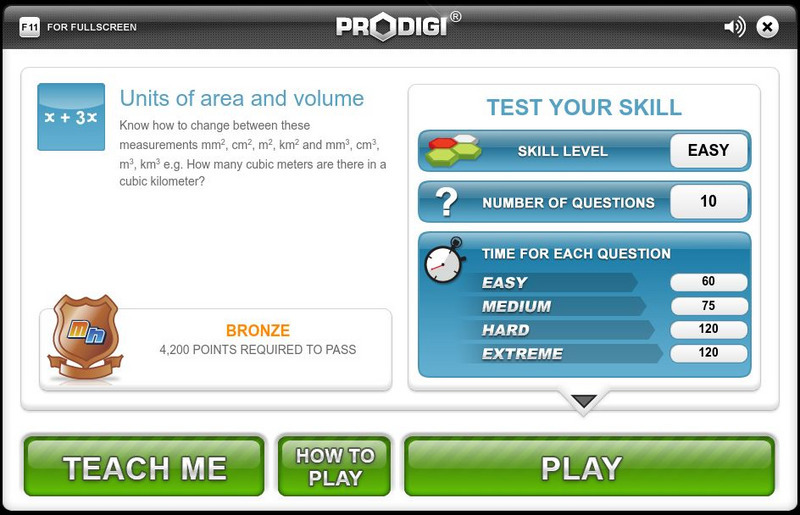 Mangahigh: Shape: Units of Area and Volume Interactive Mangahigh: Shape: Units of Area and Volume Interactive