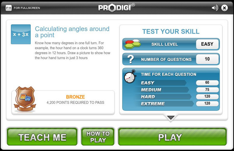 Mangahigh: Shape: Calculating Angles Around a Point Interactive Mangahigh: Shape: Calculating Angles Around a Point Interactive