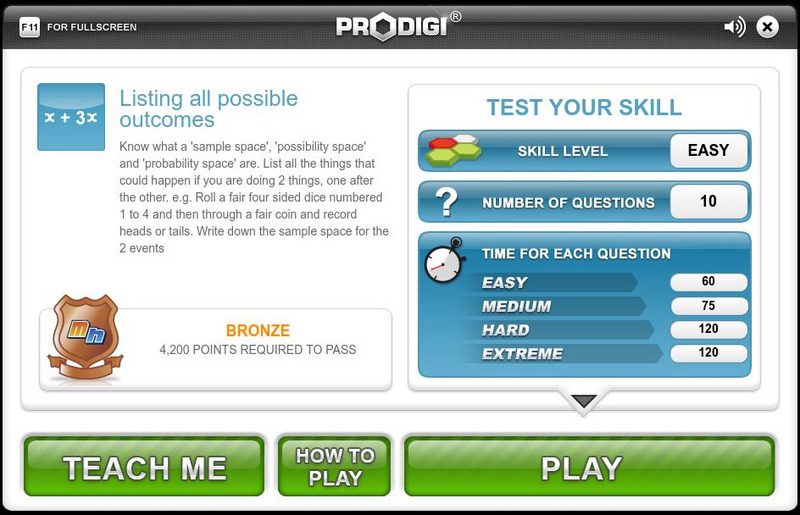 Mangahigh: Data: Listing All Possible Outcomes Unit Plan Mangahigh: Data: Listing All Possible Outcomes Unit Plan