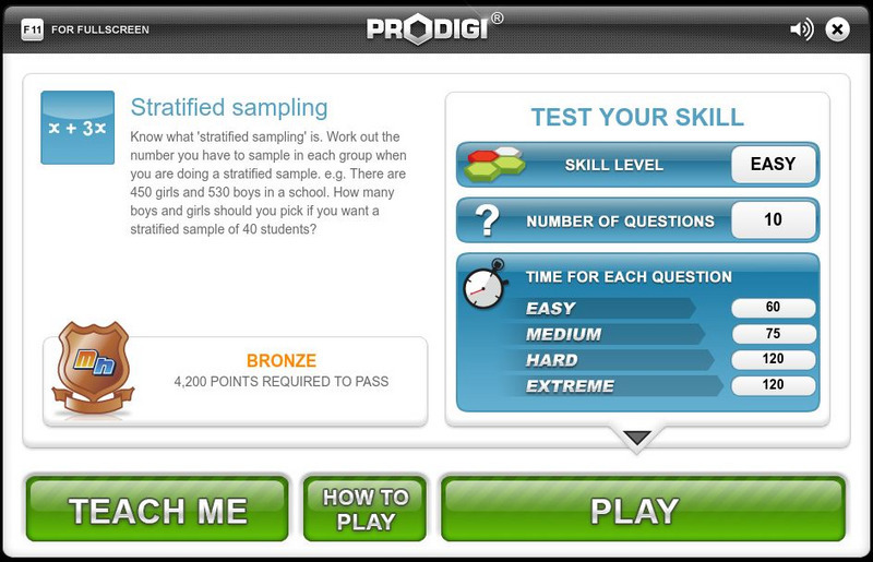 Mangahigh: Data: Stratified Sampling Unit Plan Mangahigh: Data: Stratified Sampling Unit Plan