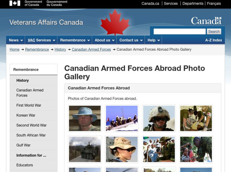 Veterans Affairs Canada: Canadian Forces Abroad Photo Gallery PPT Veterans Affairs Canada: Canadian Forces Abroad Photo Gallery PPT