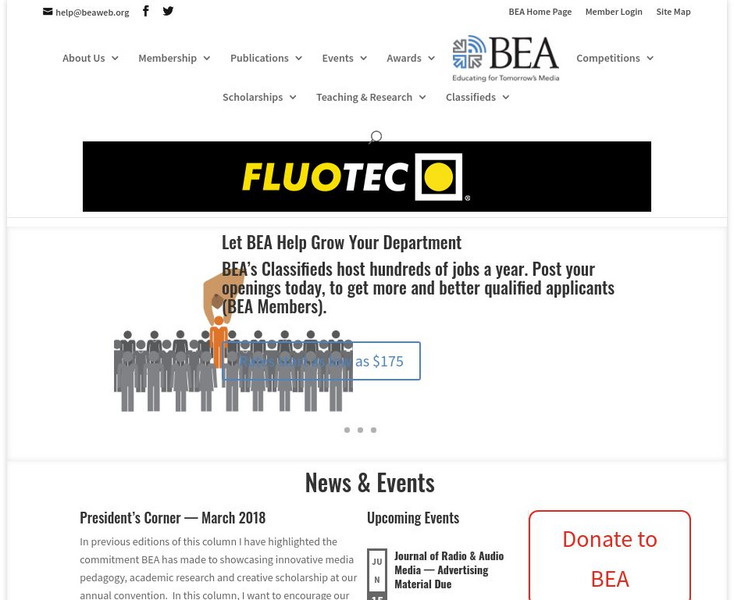 Bea: The Broadcast Education Association Website Bea: The Broadcast Education Association Website