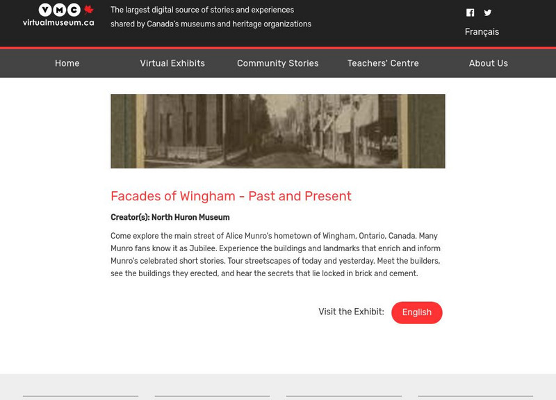 Virtual Museum of Canada: Community Stories: Facades of Wingham: Past and Present Website Virtual Museum of Canada: Community Stories: Facades of Wingham: Past and Present Website