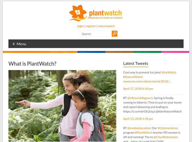 Nature Canada: Connect With Nature: Plant Watch Website Nature Canada: Connect With Nature: Plant Watch Website