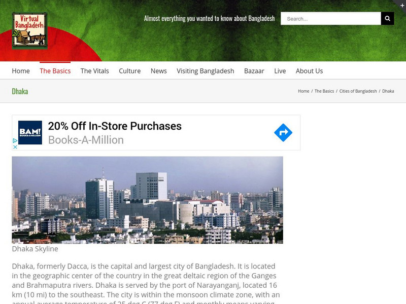 Virtual Bangladesh: Dhaka Handout Virtual Bangladesh: Dhaka Handout