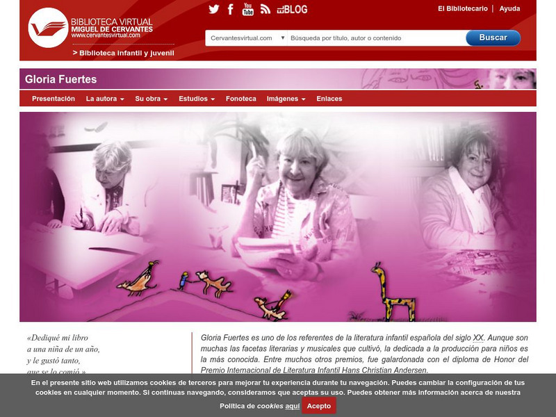 Biblioteca Virtual Miguel De Cervantes: Gloria Fuertes Handout Biblioteca Virtual Miguel De Cervantes: Gloria Fuertes Handout