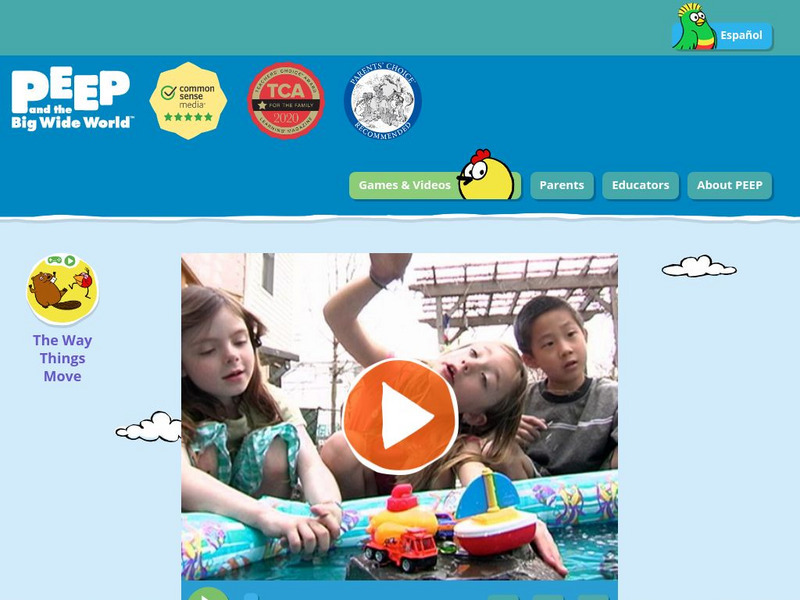 Wgbh: Peep and the Big Wide World: The Way Things Move: Water Levels Instructional Video Wgbh: Peep and the Big Wide World: The Way Things Move: Water Levels Instructional Video