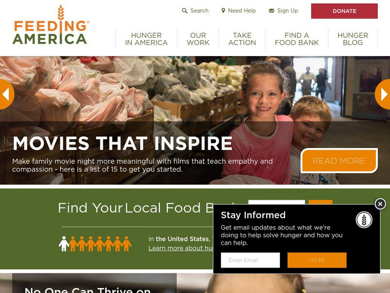 Feeding America Website Feeding America Website