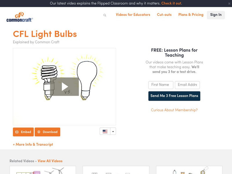 Common Craft: Cfl Light Bulbs Instructional Video Common Craft: Cfl Light Bulbs Instructional Video