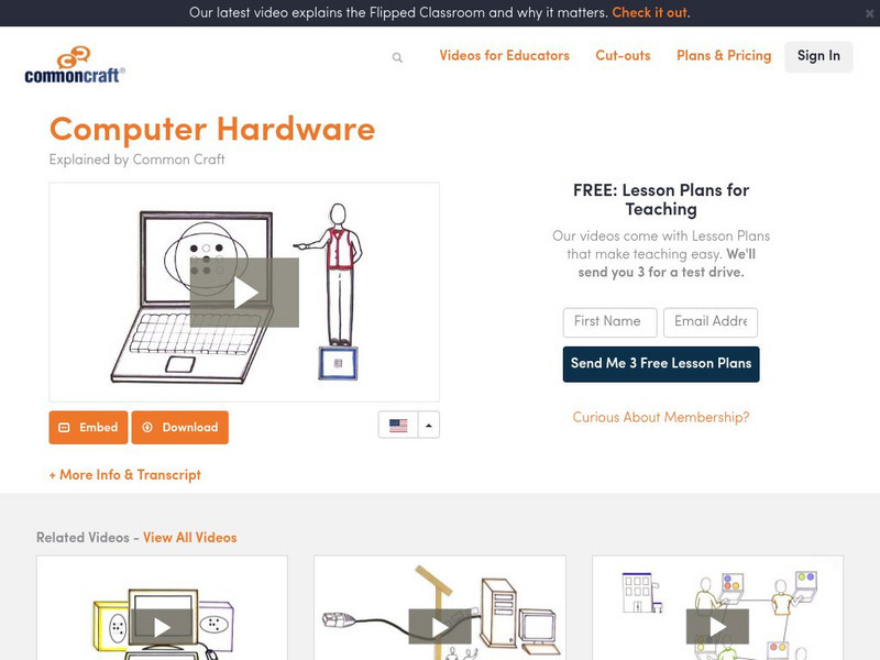 Common Craft: Computer Hardware Instructional Video