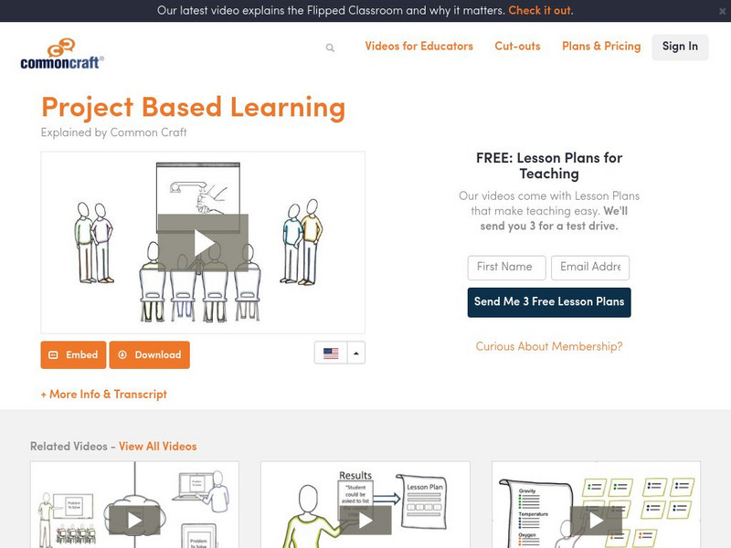 Common Craft: Project Based Learning Instructional Video Common Craft: Project Based Learning Instructional Video
