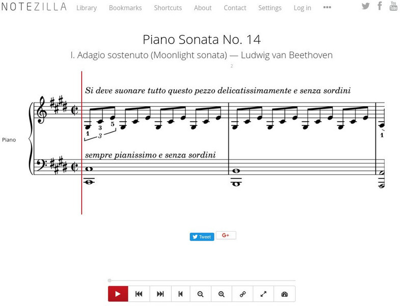 Notezilla: Beethoven's "Moonlight Sonata" Unit Plan Notezilla: Beethoven's "Moonlight Sonata" Unit Plan