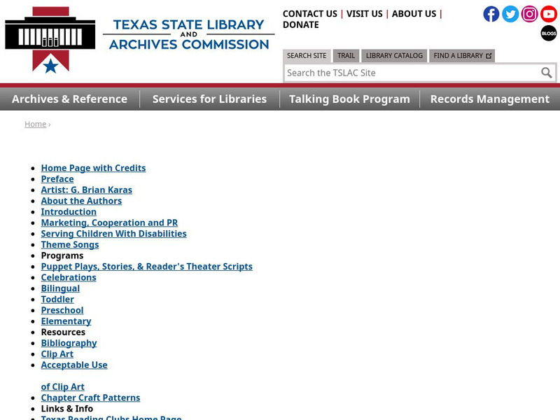 Texas State Library and Archives Commission: Mission Possible: Spy a Book! (Bilingual Resources) Website Texas State Library and Archives Commission: Mission Possible: Spy a Book! (Bilingual Resources) Website