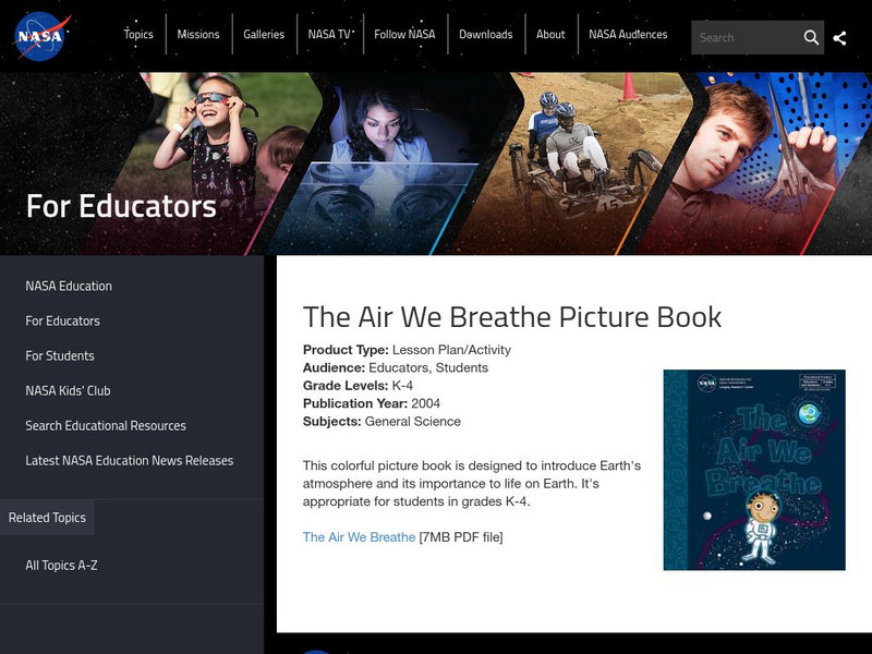 Nasa: The Air We Breathe Picture Book eBook Nasa: The Air We Breathe Picture Book eBook