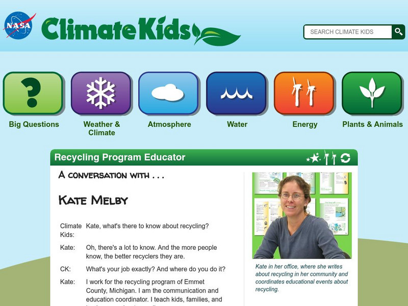 Nasa: Climate Kids: Recycling Program Educator Primary Nasa: Climate Kids: Recycling Program Educator Primary