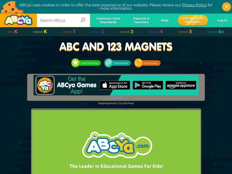 Ab Cya: Abc & 123 Magnets Interactive Ab Cya: Abc & 123 Magnets Interactive