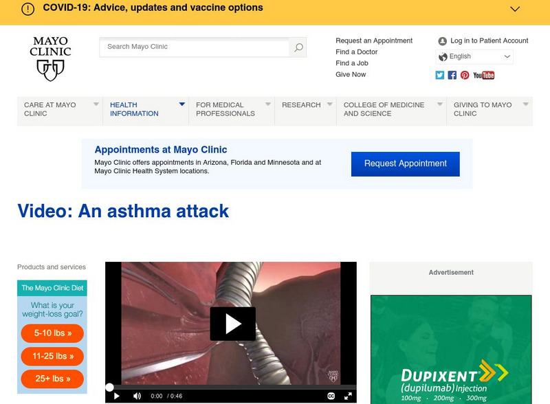 Mayo Clinic: Video: An Asthma Attack Instructional Video
