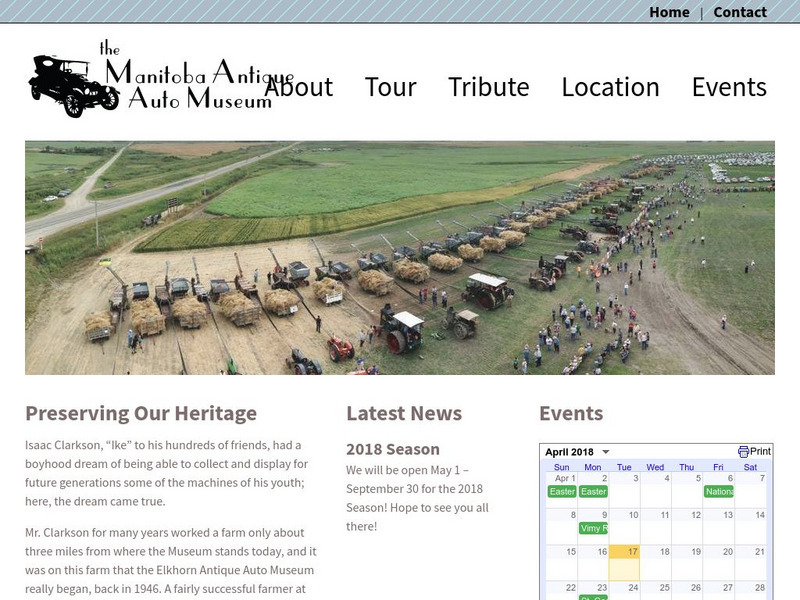 Manitoba Antique Automobile Museum Activity Manitoba Antique Automobile Museum Activity