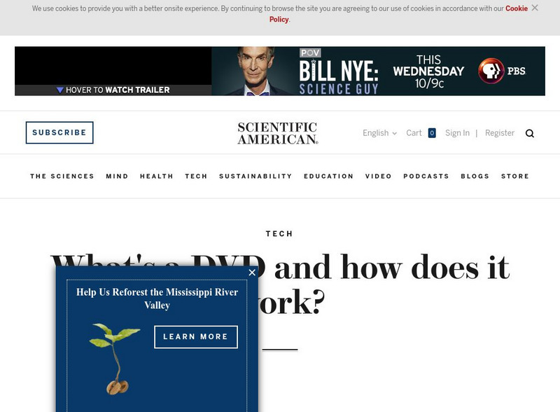 Scientific American: What's a Dvd and How Does It Work? Website Scientific American: What's a Dvd and How Does It Work? Website