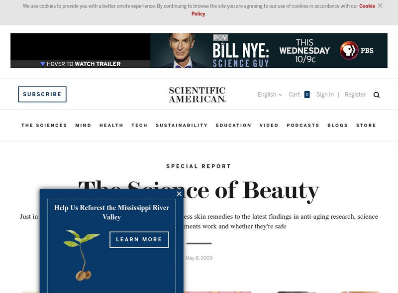 Scientific American: The Science of Beauty: In Depth Reports Website Scientific American: The Science of Beauty: In Depth Reports Website