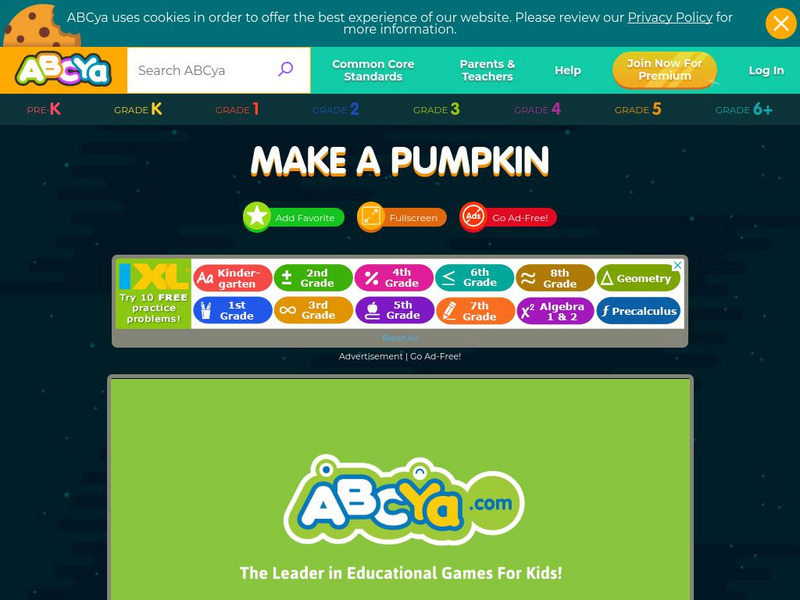 Ab Cya: Make a Pumpkin Interactive Ab Cya: Make a Pumpkin Interactive