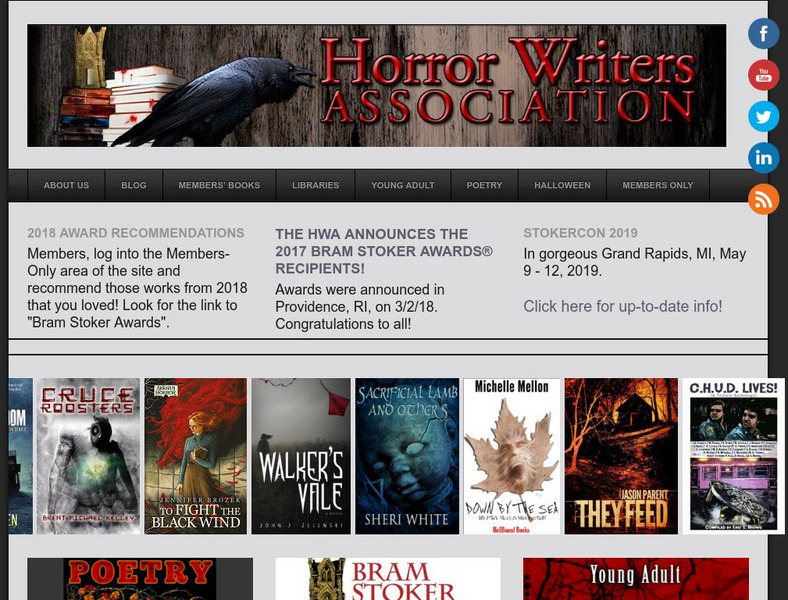 The Horror Writers Association Website