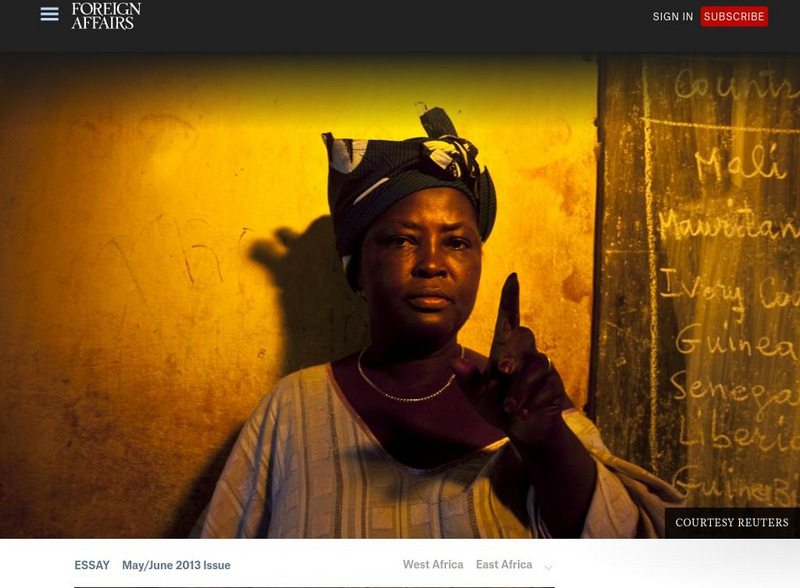 Foreign Affairs: Africa's Economic Boom Article Foreign Affairs: Africa's Economic Boom Article