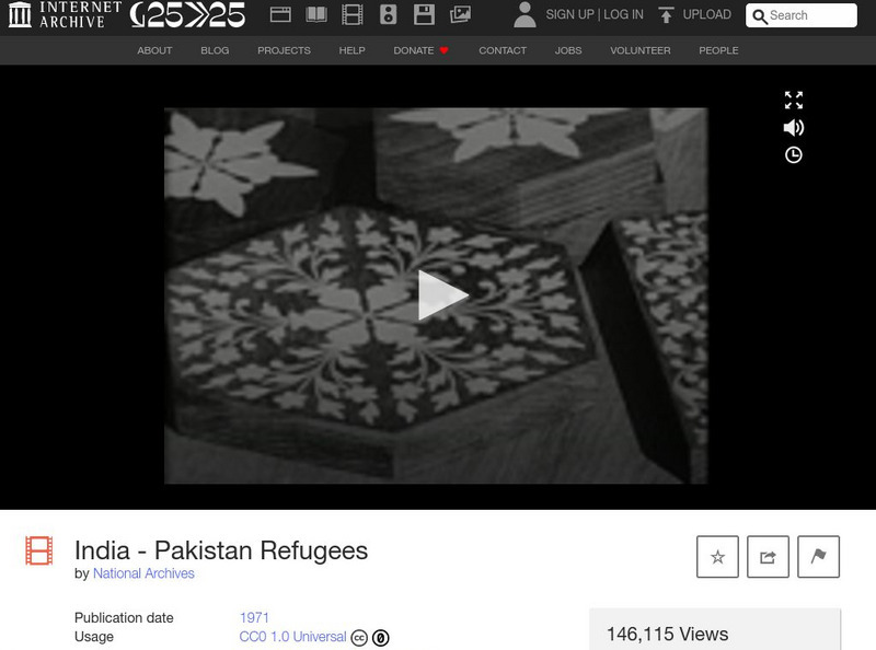 Internet Archive: India Pakistan Refugees Instructional Video Internet Archive: India Pakistan Refugees Instructional Video