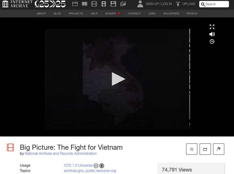 Internet Archive: Big Picture: The Fight for Vietnam Instructional Video Internet Archive: Big Picture: The Fight for Vietnam Instructional Video