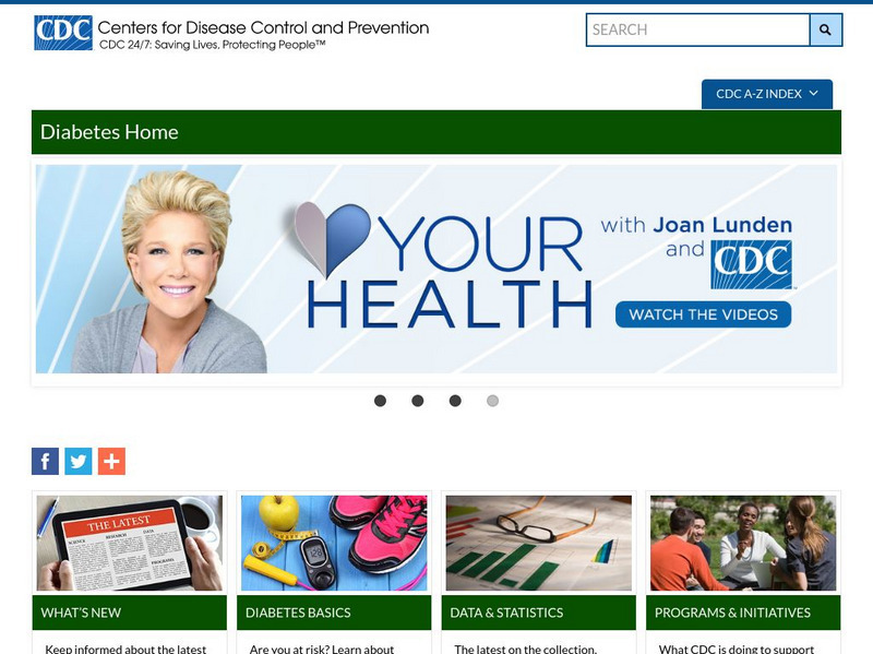 Centers for Disease Control: Diabetes Public Health Resource Handout Centers for Disease Control: Diabetes Public Health Resource Handout