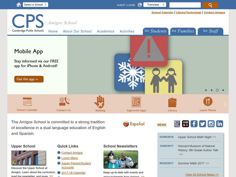 Amigos Dual Language School Website Amigos Dual Language School Website