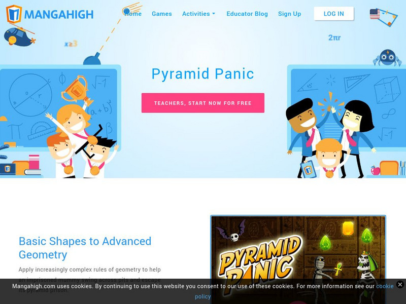 Mangahigh: Pyramid Panic: Basic Shapes to Advanced Geometry Interactive Mangahigh: Pyramid Panic: Basic Shapes to Advanced Geometry Interactive
