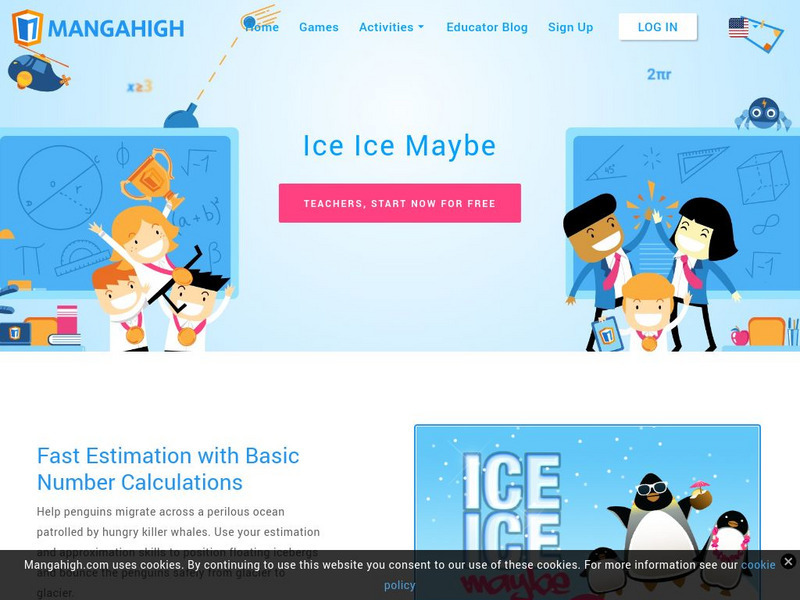 Mangahigh: Ice, Ice, Maybe: Fast Estimation With Basic Number Calculations Interactive Mangahigh: Ice, Ice, Maybe: Fast Estimation With Basic Number Calculations Interactive