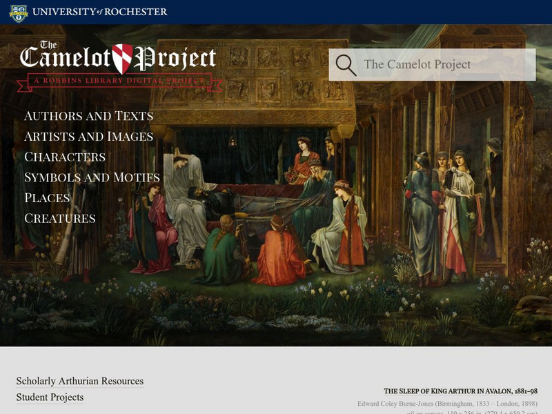 University of Rochester: The Camelot Project Website University of Rochester: The Camelot Project Website
