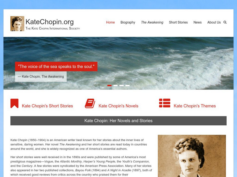 Kate chopin.org: Kate Chopin Website