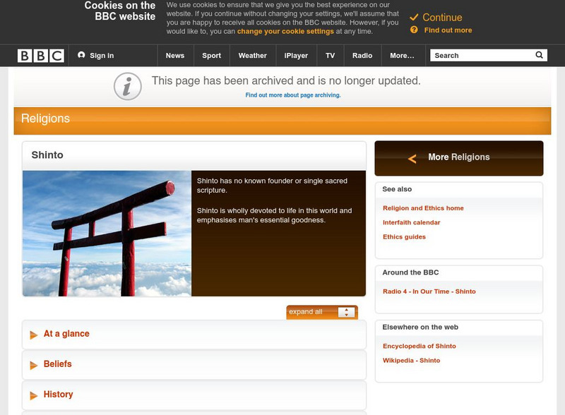 Bbc: Religions: Shinto Website Bbc: Religions: Shinto Website