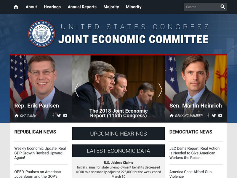 Joint Economic Committee Website Joint Economic Committee Website