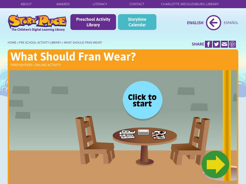 Charlotte Mecklenburg Library: Pre School Library: What Should Fran Wear? Interactive Charlotte Mecklenburg Library: Pre School Library: What Should Fran Wear? Interactive