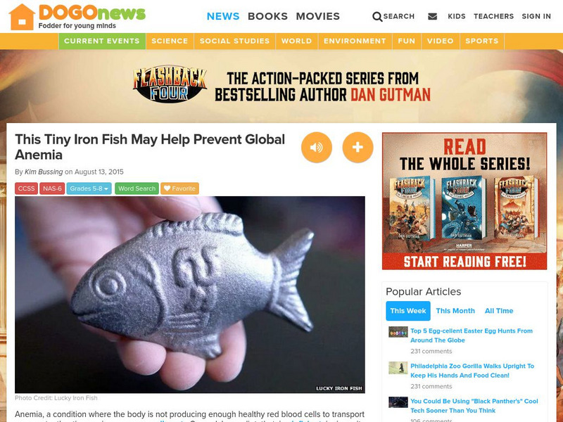 Dogo News: This Tiny Iron Fish May Help Prevent Global Anemia Article